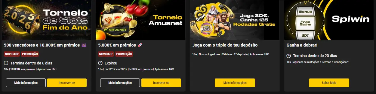 Depósitos com bónus adicional para jogadores ativos